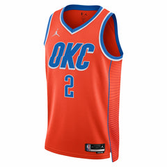 NBA Shai Gilgeous-Alexander Oklahoma City Thunder Jordan Brand Unisex Swingman Jersey - Statement Edition - Orange for sale