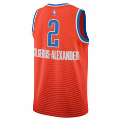 NBA Shai Gilgeous-Alexander Oklahoma City Thunder Jordan Brand Unisex Swingman Jersey - Statement Edition - Orange for sale