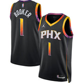 NBA Devin Booker Phoenix Suns Jordan Brand Unisex Swingman Jersey sale - Statement Editi- Black online