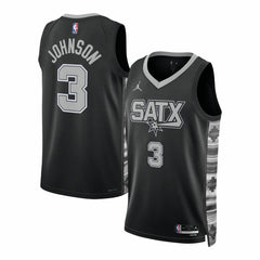 NBA Keldon Johnson San Antonio Spurs Jordan Brand Unisex Swingman Jersey - Statement Edition - Black outlet