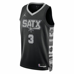 NBA Keldon Johnson San Antonio Spurs Jordan Brand Unisex Swingman Jersey - Statement Edition - Black outlet