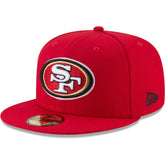 San Francisco 49ers New Era Team 59FIFTY Fitted Hat Scarlet