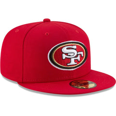 San Francisco 49ers New Era Team 59FIFTY Fitted Hat Scarlet