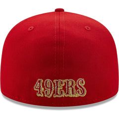San Francisco 49ers New Era Team 59FIFTY Fitted Hat Scarlet