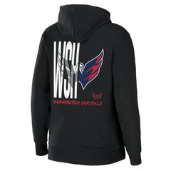 NHL Washington Capitals WEAR by Erin Andrews Women's Sponge Fleece Full-Zip Hoodie - Black