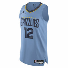 NBA Ja Morant Memphis Grizzlies Jordan Brand Authentic Player Jersey - Statement Edition - Light Blue sale