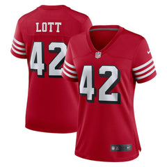 NFL Ronnie Lott San Francisco 49ers Women's Alternate Game Jersey - Scarlet