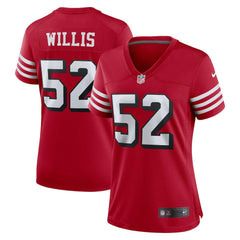 NFL Patrick Willis San Francisco 49ers Women's Alternate Game Jersey - Scarlet