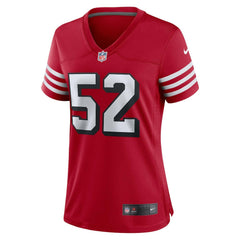 NFL Patrick Willis San Francisco 49ers Women's Alternate Game Jersey - Scarlet