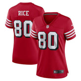 Jerry Rice San Francisco 49ers Women's Alternate Game Jersey Scarlet