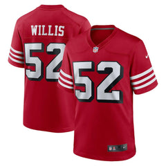 NFL Patrick Willis San Francisco 49ers Retired Player Alternate Game Jersey - Scarlet