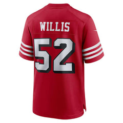 NFL Patrick Willis San Francisco 49ers Retired Player Alternate Game Jersey - Scarlet
