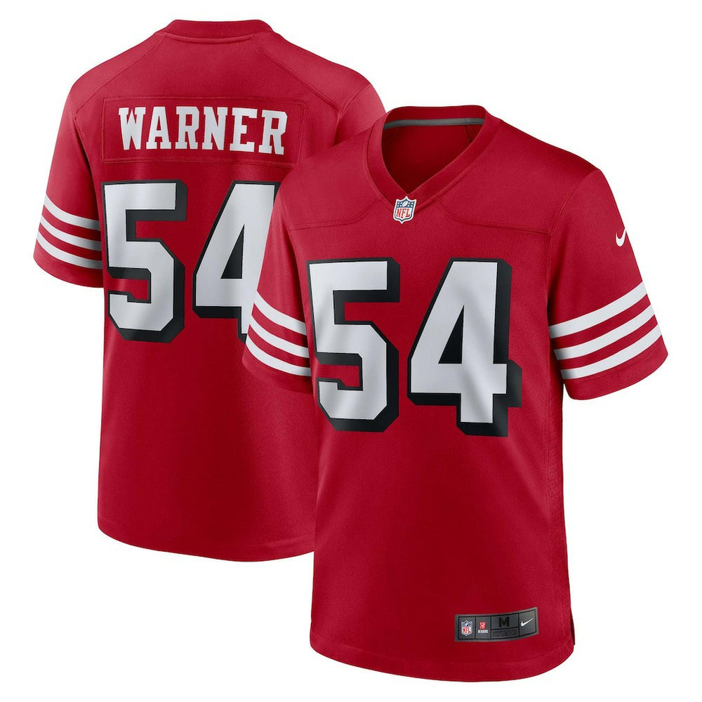 NFL Fred Warner San Francisco 49ers Alternate Game Jersey - Scarlet