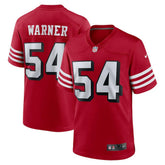 NFL Fred Warner San Francisco 49ers Alternate Game Jersey - Scarlet