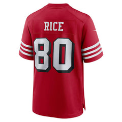 NFL Jerry Rice San Francisco 49ers Retired Player Alternate Game Jersey - Scarlet