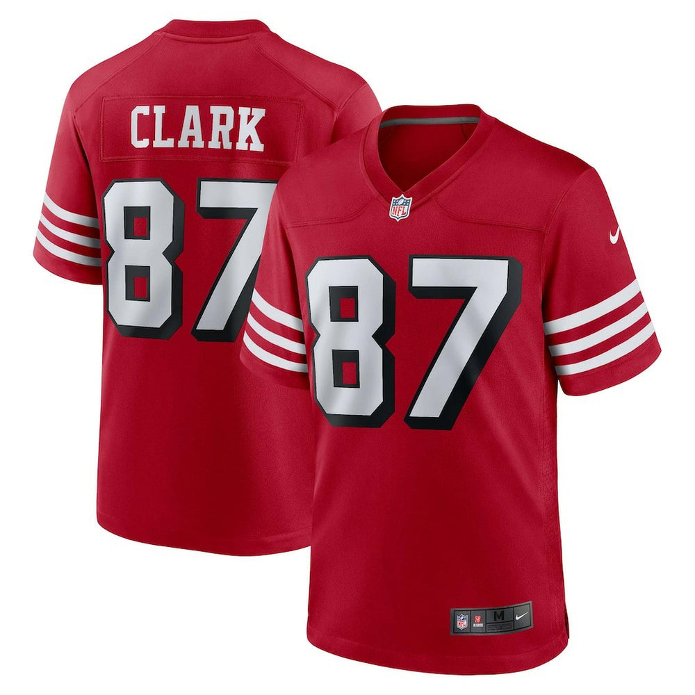 NFL Dwight Clark San Francisco 49ers Retired Player Alternate Game Jersey - Scarlet