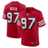 NFL Nick Bosa San Francisco 49ers Alternate Game Jersey - Scarlet