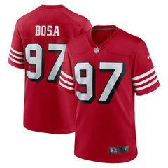 NFL Nick Bosa San Francisco 49ers Alternate Game Jersey - Scarlet
