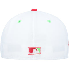 Washington Nationals New Era Robert F. Kennedy Memorial Stadium Strawberry Lolli 59FIFTY Fitted Hat - White/Coral Hats