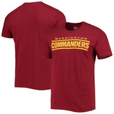 Washington Commanders '47 Wordmark Imprint Super Rival T-Shirt Burgundy