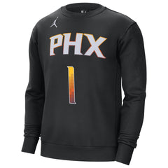 Devin Booker Phoenix Suns Jordan Brand Statement Name & Number Pullover Sweatshirt Black