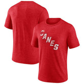 NHL Carolina Hurricanes Wraparound Tri-Blend T-Shirt - Red