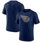 NHL Edmonton Oilers Wraparound Tri-Blend T-Shirt - Navy
