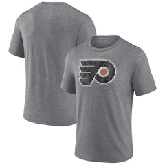 NHL Philadelphia Flyers Wraparound Tri-Blend T-Shirt - Heather Gray