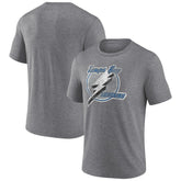 NHL Tampa Bay Lightning Wraparound Tri-Blend T-Shirt - Heather Gray