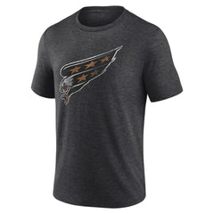 NHL Washington Capitals Wraparound Tri-Blend T-Shirt - Charcoal