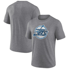 NHL Winnipeg Jets Wraparound Tri-Blend T-Shirt - Heather Gray