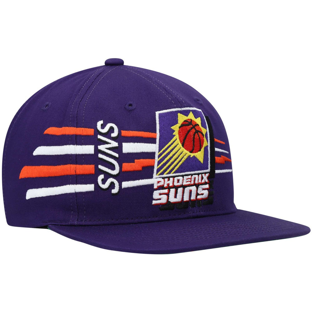 Phoenix Suns Hardwood Classics Retro Bolt Deadstock Snapback Hat Purple