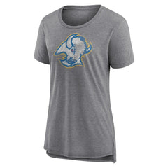 NHL Buffalo Sabres Women's Slow Whistle Tri-Blend T-Shirt - Gray
