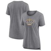 NHL Los Angeles Kings Women's Slow Whistle Tri-Blend T-Shirt - Gray