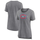 NHL Montreal Canadiens Women's Slow Whistle Tri-Blend T-Shirt - Gray