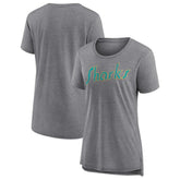 NHL San Jose Sharks Women's Slow Whistle Tri-Blend T-Shirt - Gray
