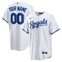 MLB Kansas City Royals Nike Replica Custom Jersey - White