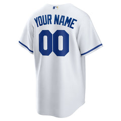 MLB Kansas City Royals Nike Replica Custom Jersey - White