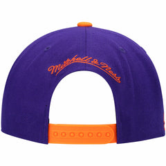 Phoenix Suns Hardwood Classics Snapback Hat Purple/Orange