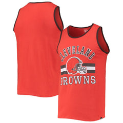 Cleveland Browns '47 Edge Super Rival Tank Top Orange