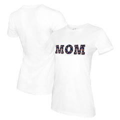 Detroit Tigers Tiny Turnip Women's Mom T-Shirt - White T-shirts