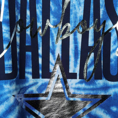 NFL Dallas Cowboys Lauren James Women's Tie-Dye Jersey Boxy Tank Top - Royal cheap
