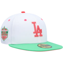Los Angeles Dodgers New Era Watermelon Lolli 59FIFTY Fitted Hat - White/Green Hats