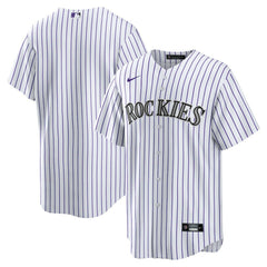 MLB Colorado Rockies Nike Home Blank Replica Jersey - White