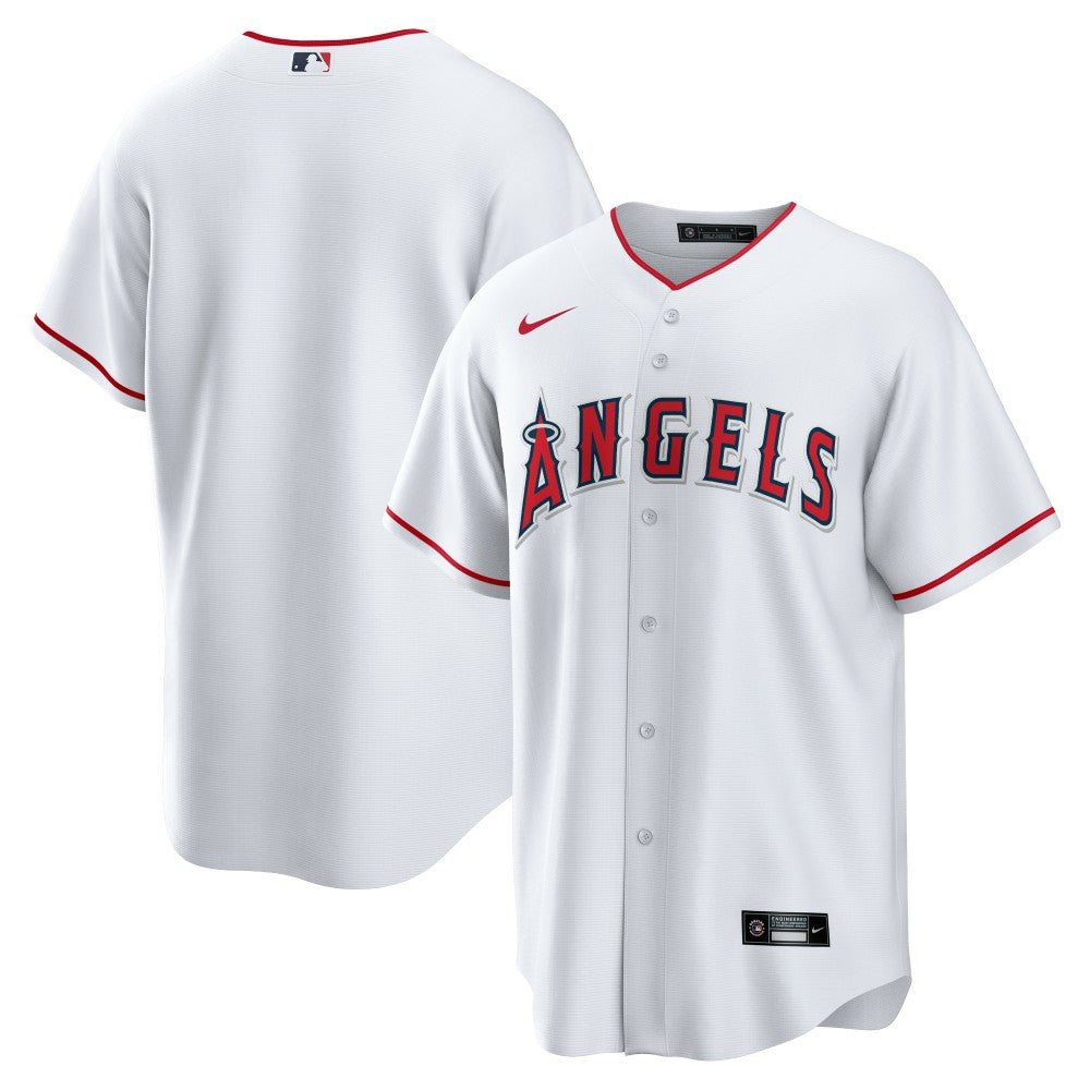 MLB Los Angeles Angels Nike Home Blank Replica Jersey - White
