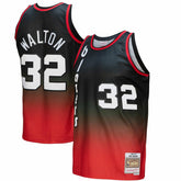 NBA Bill Walton Portland Trail Blazers 1976/77 Hardwood Classics Fadeaway Swingman Player Jersey - Red/Black