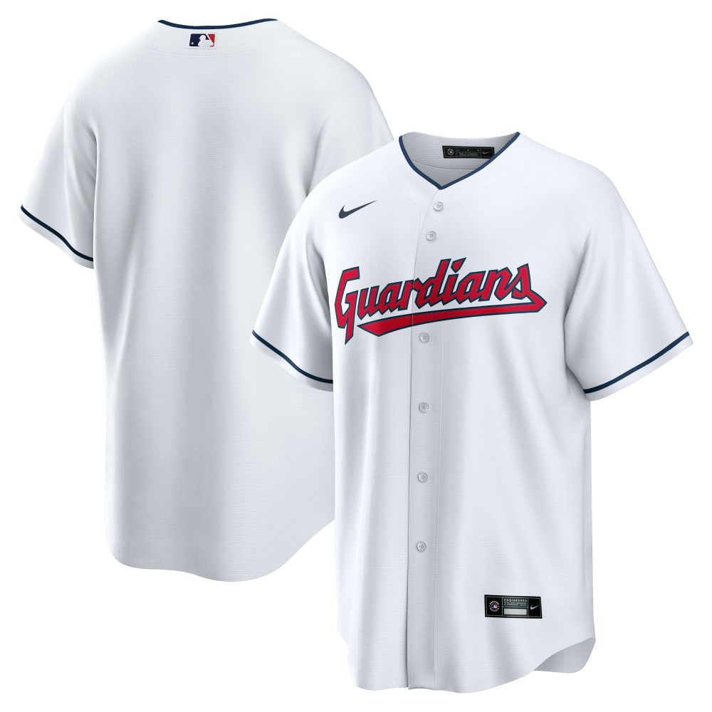 MLB Cleveland Guardians Nike Home Blank Replica Jersey - White