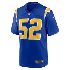 NFL Khalil Mack Los Angeles Chargers Alternate Game Jersey - Royal