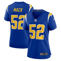 NFL Khalil Mack Los Angeles Chargers Women's Alternate Game Jersey - Royal