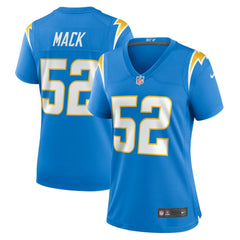 NFL Khalil Mack Los Angeles Chargers Women's Player Jersey - Powder Blue